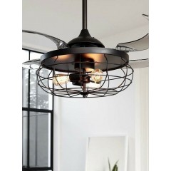 Fanaway Industri Black Ανεμιστήρας οροφής